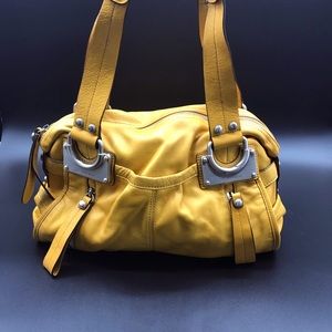 B. Makowsky Shoulder Bag: Butter Yellow Tote